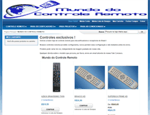Tablet Screenshot of mundodocontroleremoto.com.br